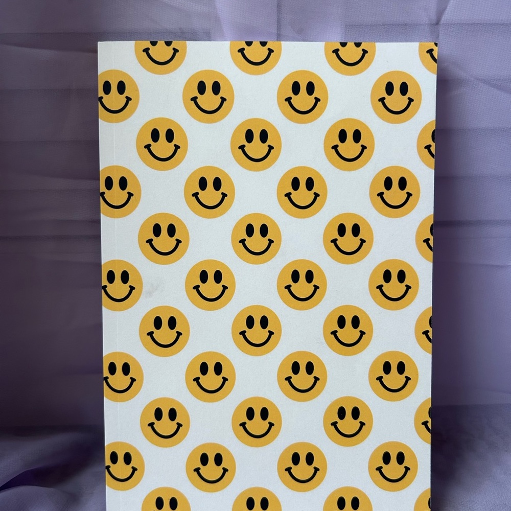 Smiley Face Patterned Notebook